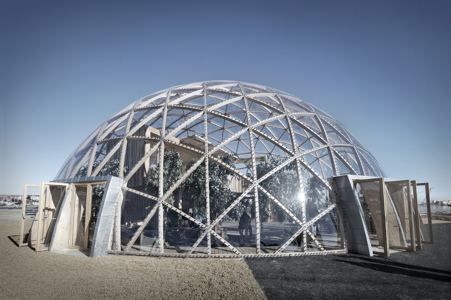Åbningen af Dome of Visions på Pier 2 i Aarhus.
