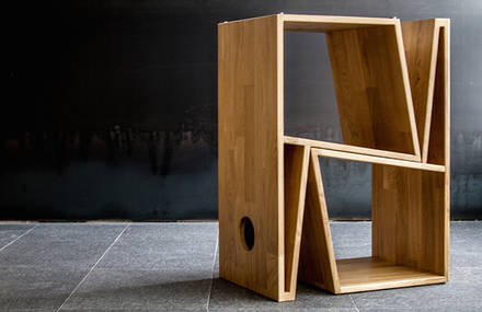 Clever Seat Storage by FLORES Taller De Arquitectura