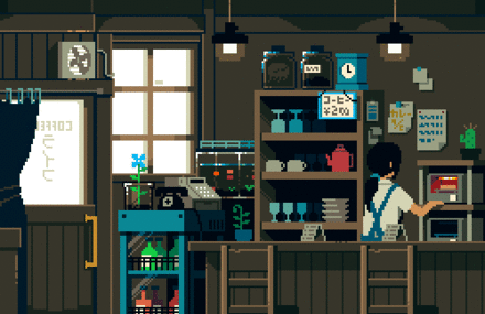 Creative 8-Bits GIFs of Daily Life in Japan