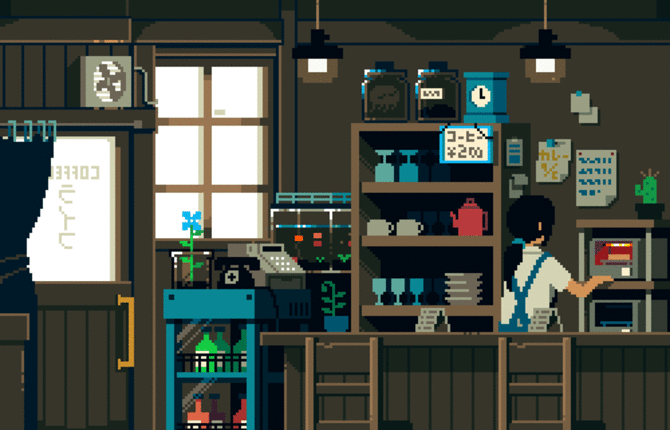 Creative 8-Bits GIFs of Daily Life in Japan