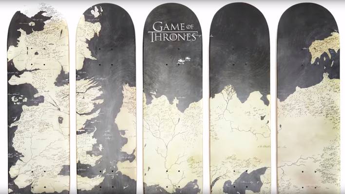 Game of Thrones Skateboards by HBO & V/SUAL