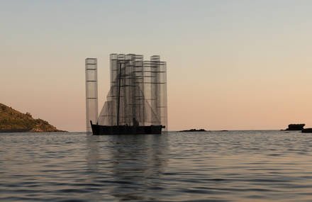 Ghostly Floating Installation by Edoardo Tresoldi