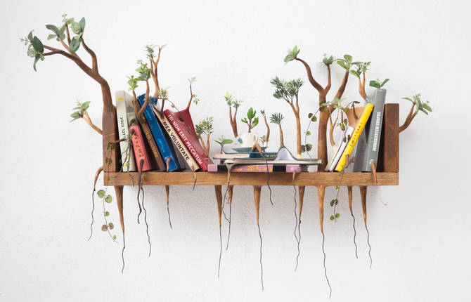 Playful Wooden Sculptures by Camille Kachani