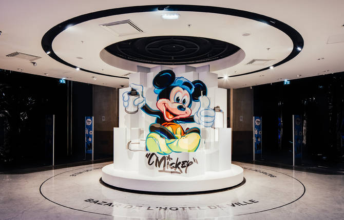 BHV Marais Enhances Mickey Mouse