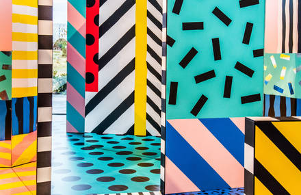 Colourful Labyrinth by Camille Walala