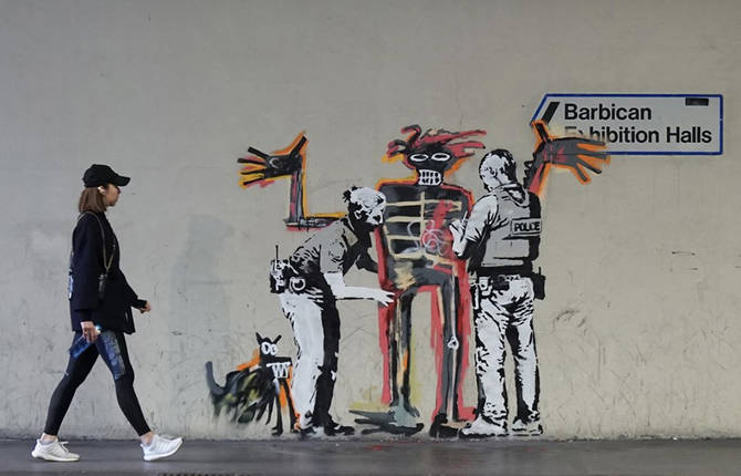 Unofficial Collaboration Between Banksy & Basquiat
