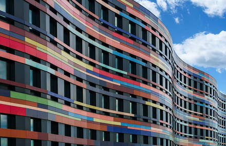 Colorful Architecture of a Building in Hamburg