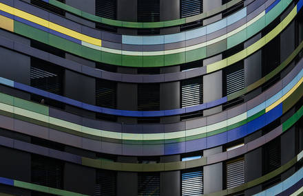 Colorful Architecture of a Building in Hamburg