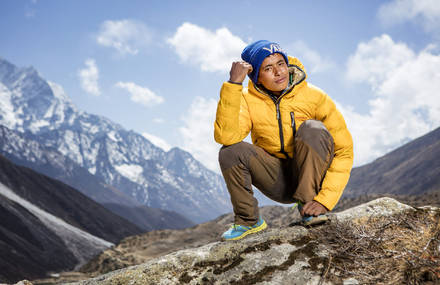 Portraits of Mount Everest trek guides by Steve Brown