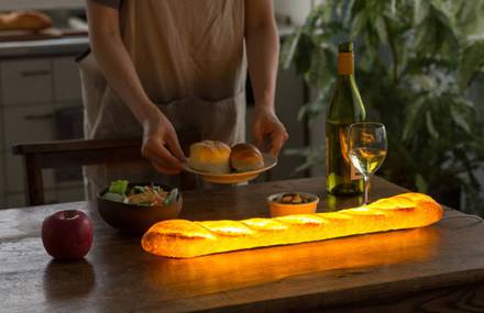 Delicious Lamps as Croissants & Baguette