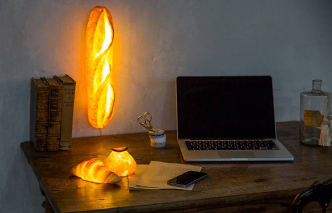 Delicious Lamps as Croissants & Baguette