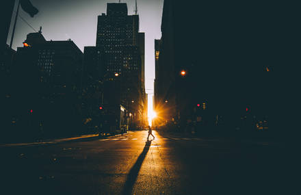 Streets Between Lights & Shadows