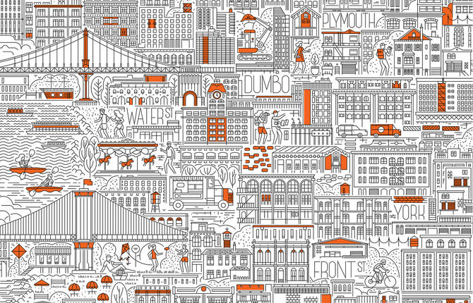Playful Illustrations of Manhattan