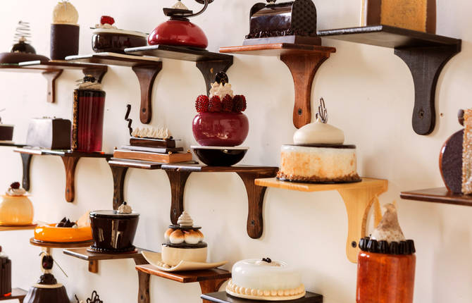 Incredible Porcelain and Glass Pâtisseries by Shayna Leib