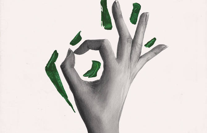 Realistic Illustrations With Splashes of Colour by Lucie Birant