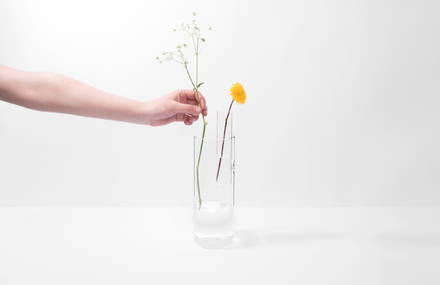 Playful Flower Vases by Designer Moises Hernandez