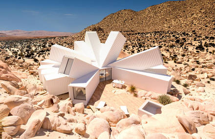 Joshua Tree Residence Made of Containers