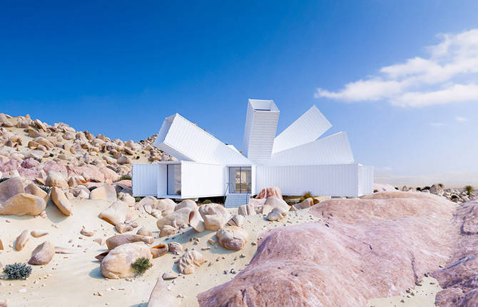 Joshua Tree Residence Made of Containers