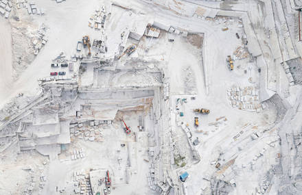 Bewitching Aerial Pictures of Mines by Bernhard Lang