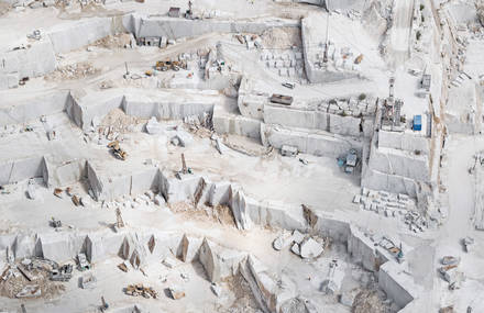 Bewitching Aerial Pictures of Mines by Bernhard Lang
