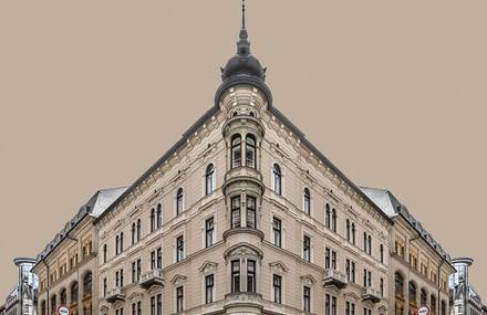 Symmetrical and Surreal Budapest Buildings