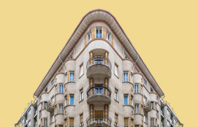 Symmetrical and Surreal Budapest Buildings