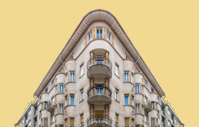 Symmetrical and Surreal Budapest Buildings