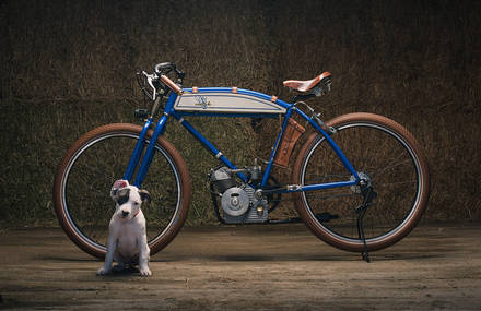 Stunning Retro Ducati “Cucciolo” Motorcycle