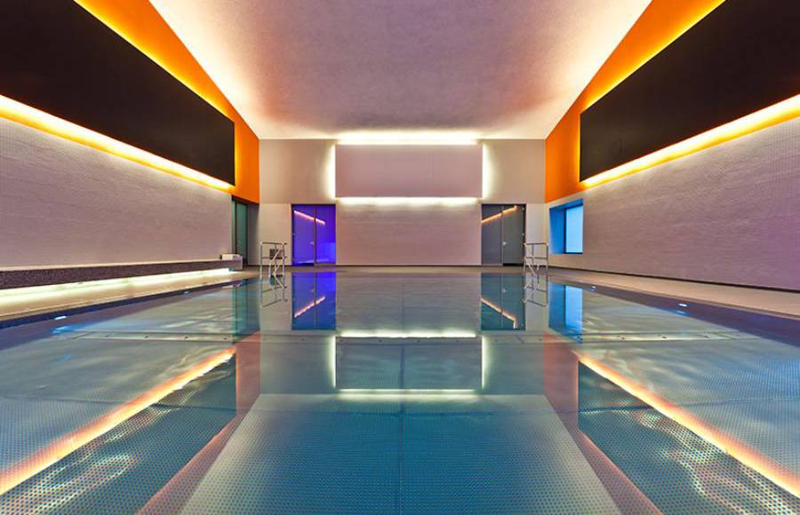Mesmerizing and Luminous Indoor Pools Pictures