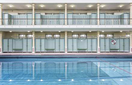 Mesmerizing and Luminous Indoor Pools Pictures