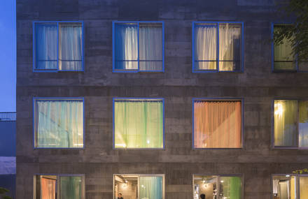 Rustic Hotel With A Colourful Touch in Osaka