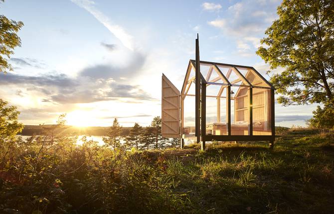 Off The Grid Minimalist Wooden Cabins