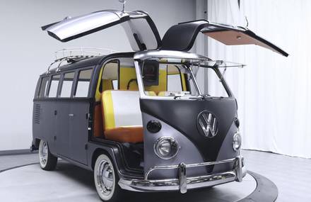 The Famous VW Bus Takes Us Back To The Future