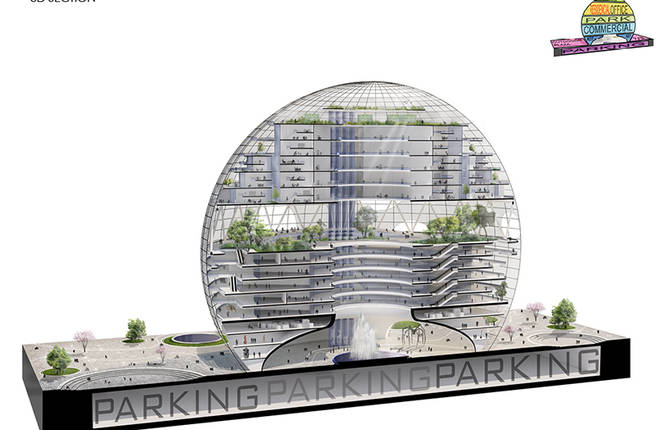 Beautiful Dome-Shaped Mall Project