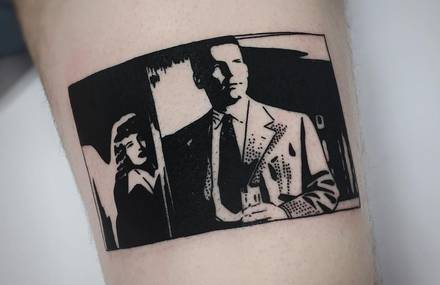 Iconic Black and White Tattoos