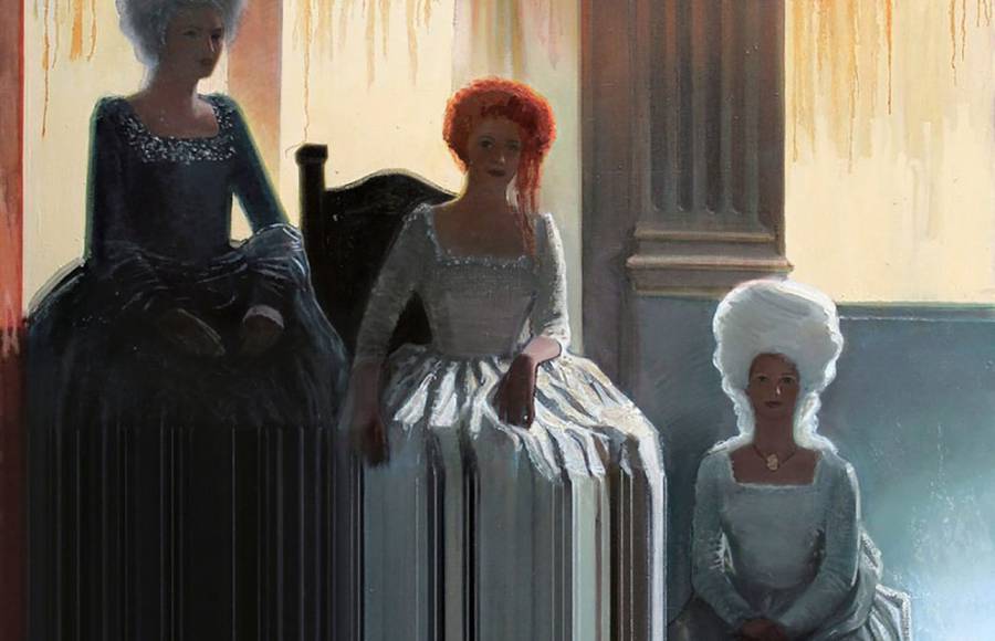 Classical Paintings with Surprising Modern Glitches