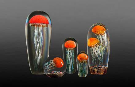 Fascinating Glass Jellyfish Sculptures
