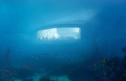 A Submarine Restaurant in Norway by Snøhetta