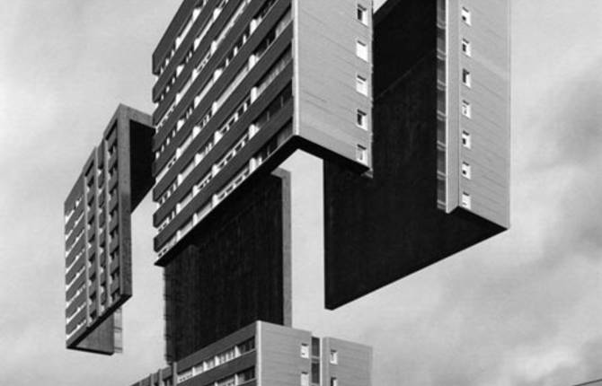 Surrealist Images of Levitating Buildings