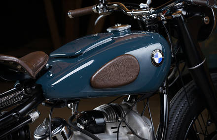 Vintage BMW R51/2 Custom Motorcycle