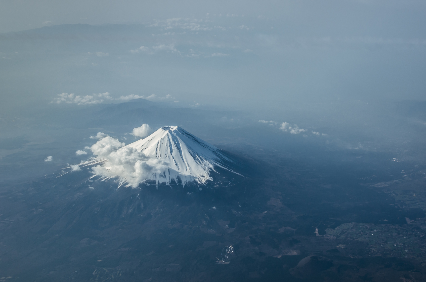 Mt Fuji In The Haze