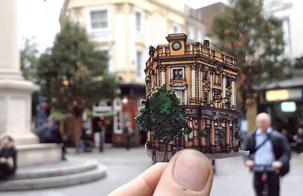 Stunning Tiny Illustrations of London’s Landmarks