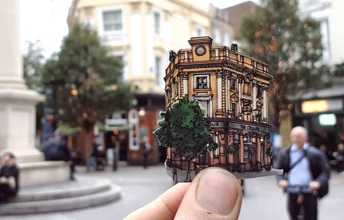 Stunning Tiny Illustrations of London’s Landmarks