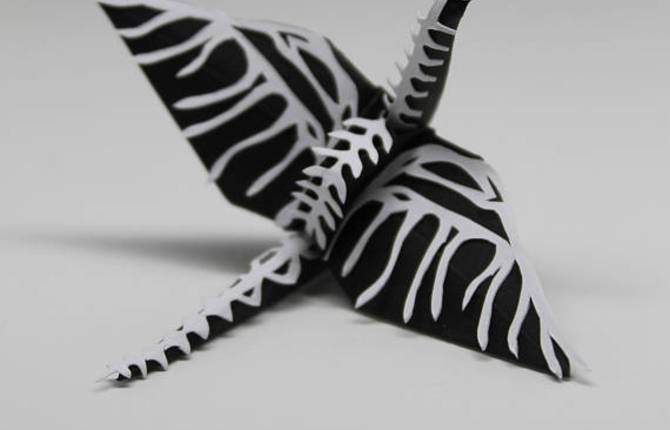 Stunning Paper Decorated Origami