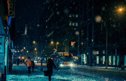 New York in the Snow Photography Series