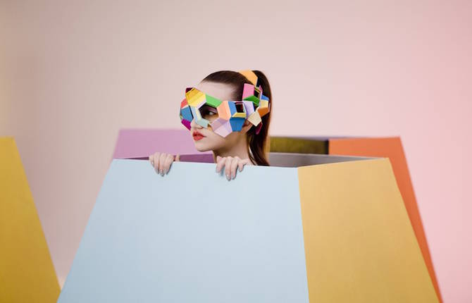 Chromatic Fashion Sculptures