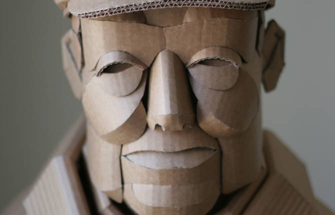 Life-Size Cardboard Figures Of Shaoxing Villagers