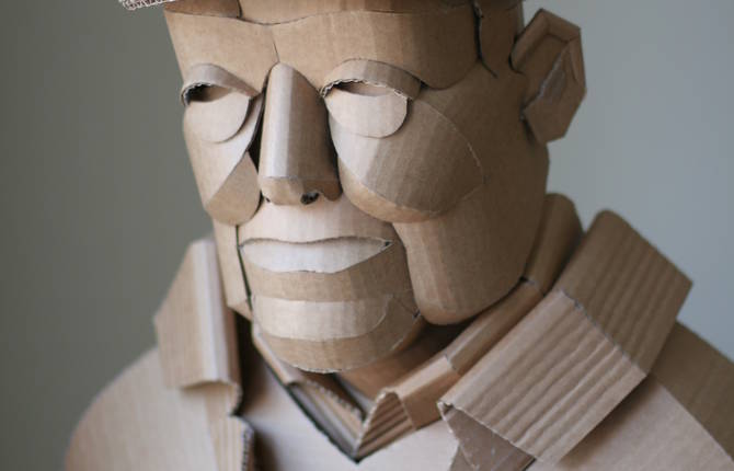 Life-Size Cardboard Figures Of Shaoxing Villagers
