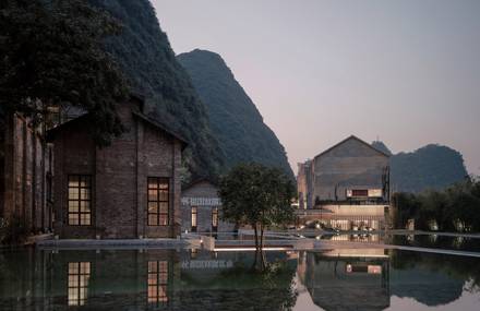 An Old Sugar Mill Converted Into an Original Hostel in China