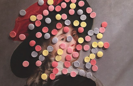 Amusing Instagram of Artworks Decorated With Candy